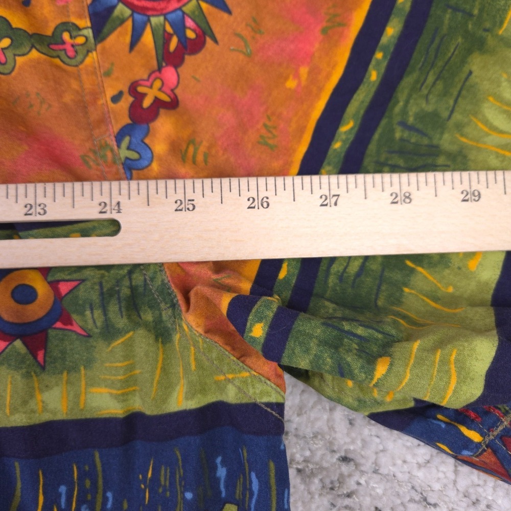 The Territory Ahead Shirt Mens XXL Geometric Southwestern Colorful Button GUC - Picture 6 of 7